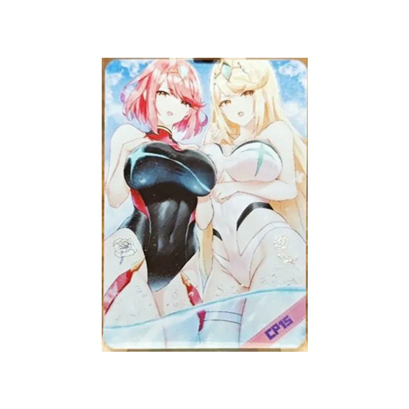 Anime Goddess Story Rare CP Refraction Game Cards Rem Ram Ganyu Eula Yelan Dehya Toys for boys Collectible Card Birthday Present