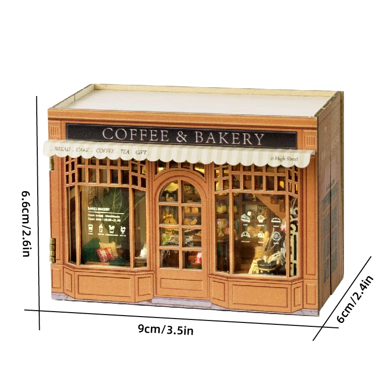 Mini Doll House DIY 3D Puzzle Assembly Building Model Toys Home Bedroom Decoration With Furniture Wooden Craft For Adults Gifts