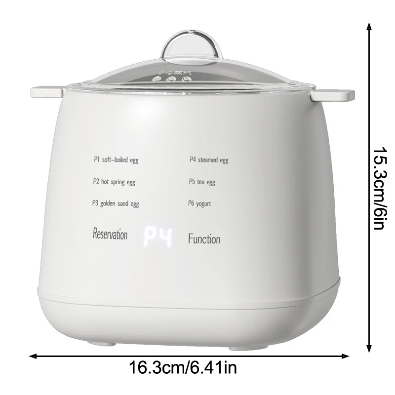 Macchina per la colazione multifunzionale per uso domestico 6 modalità Spegnimento automatico Cuociuova Piroscafo per uova