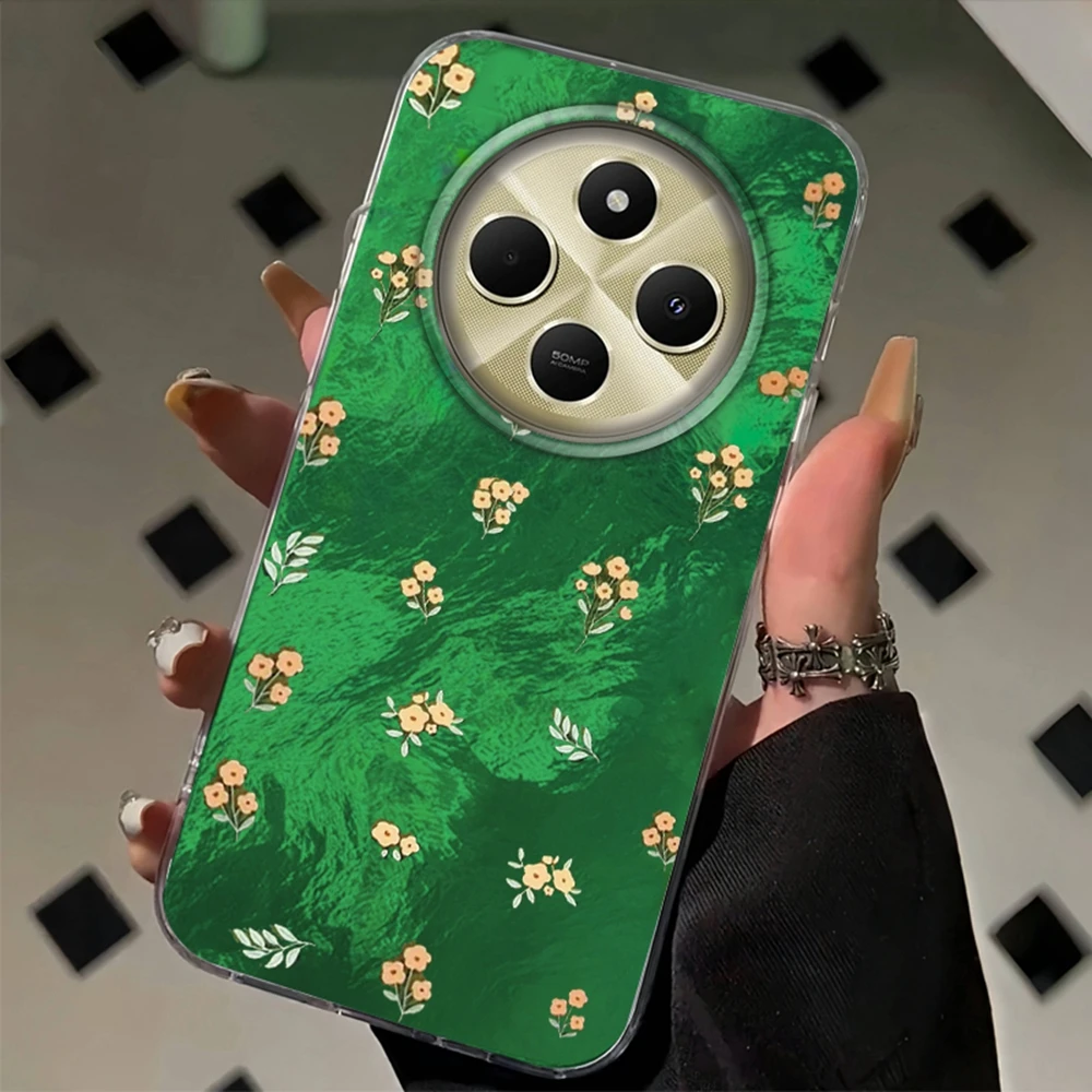 حافظة لهاتف شاومي ريدمي 14C 13C 15C نوت 15 14 13 12 11 10 9 8 Pro A3 A2 A1 غطاء فوندا للنساء