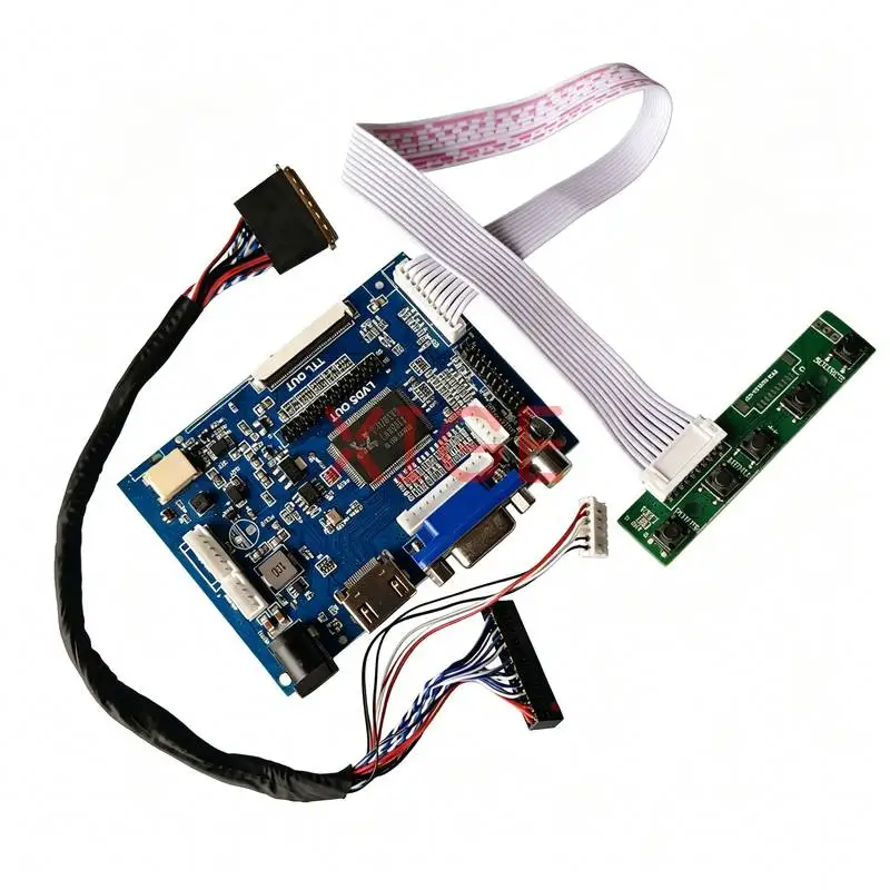 

Controller Drive Board Fit NT156WHM M156NWR2 HB156WX1 HT156WXB Laptop Monitor Panel LVDS 40Pin 1366x768 1366*768 AV+HDMI+VGA Kit