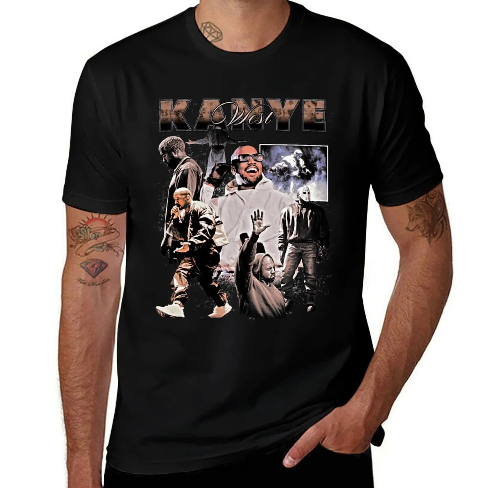 Camiseta vintage Kanye West Bootleg – Camiseta icónica estilo rap y  streetwear Camiseta divertida ropa estética camisetas divertidas para  hombres / Camisetas y tops, image size:1600x1600