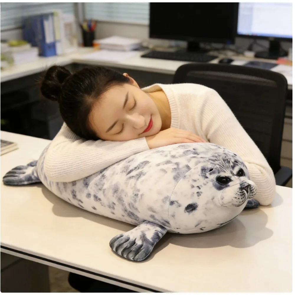 

Japanese Osaka Seal Plush Toy Soft Realistic Stuffed Animal Popular Aquarium Cute Pillow & Cross-Border Cuddle Doll