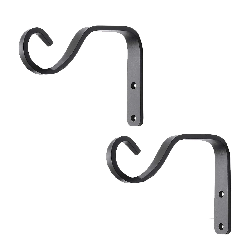 

Practiacl Supply Useful Bracket Hook Plant 132*18mm Brackets Iron Metal Wall Basket Decoration Garden Hanging Outdoor