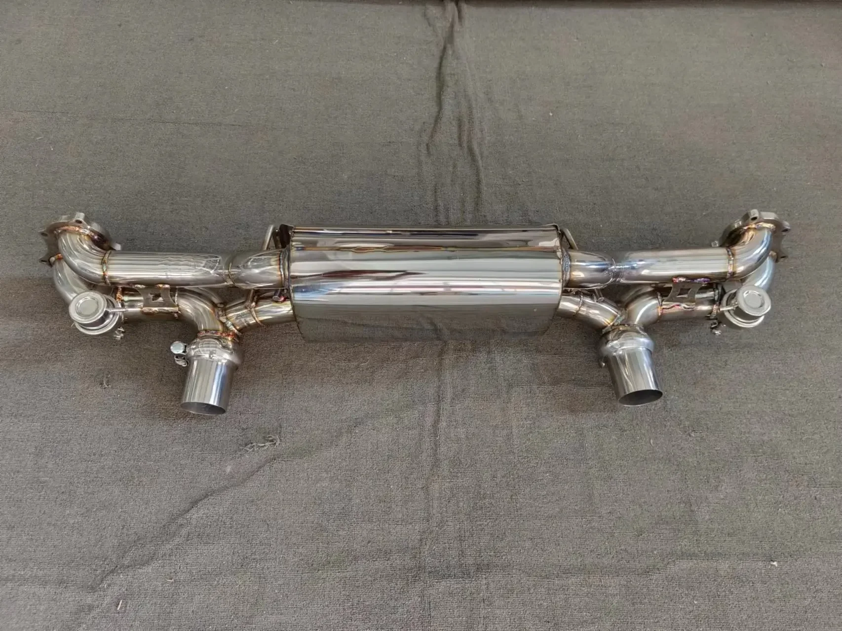 OEM Custom 304 Stainless Steel/Titanium Valved Exhaust System for
