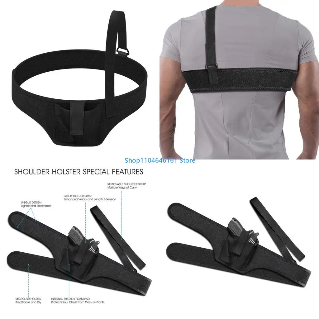 حقيبة كتف واحدة مسدسات الصيد حقيبة في الهواء الطلق متعددة الوظائف تكتيك البنادق المخفية حافظات المشي لمسافات طويلة تحت الحقيبة