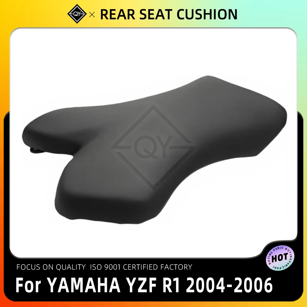 

Motorcycle Black Front Seat Cushion Pressure Relief Comfortable Passenger Pad For Yamaha YZF R1 2004-2006 2005 YZF-R1