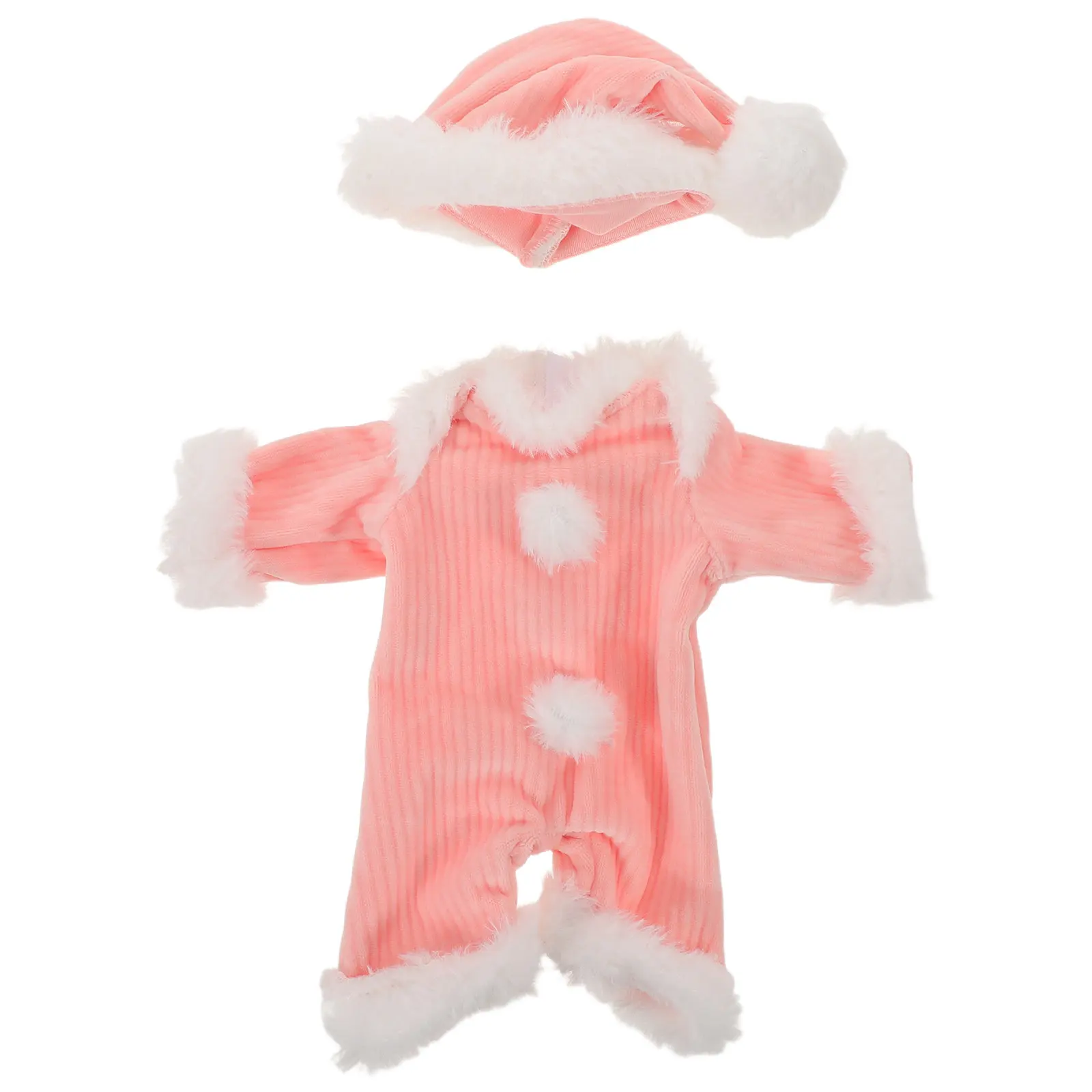 

Комплект из 10 предметов: уютные комбинезоны и шапочка для новорожденных, зимний наряд для ролевых игр, аксессуары для дня рождения и Рождества