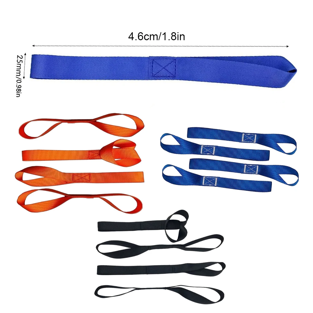 4pcs set Bundling Belt Stable And Durable Packing Belt For Secure Bundling Hanging Heavy Lanyards Orange 2 5 46cm