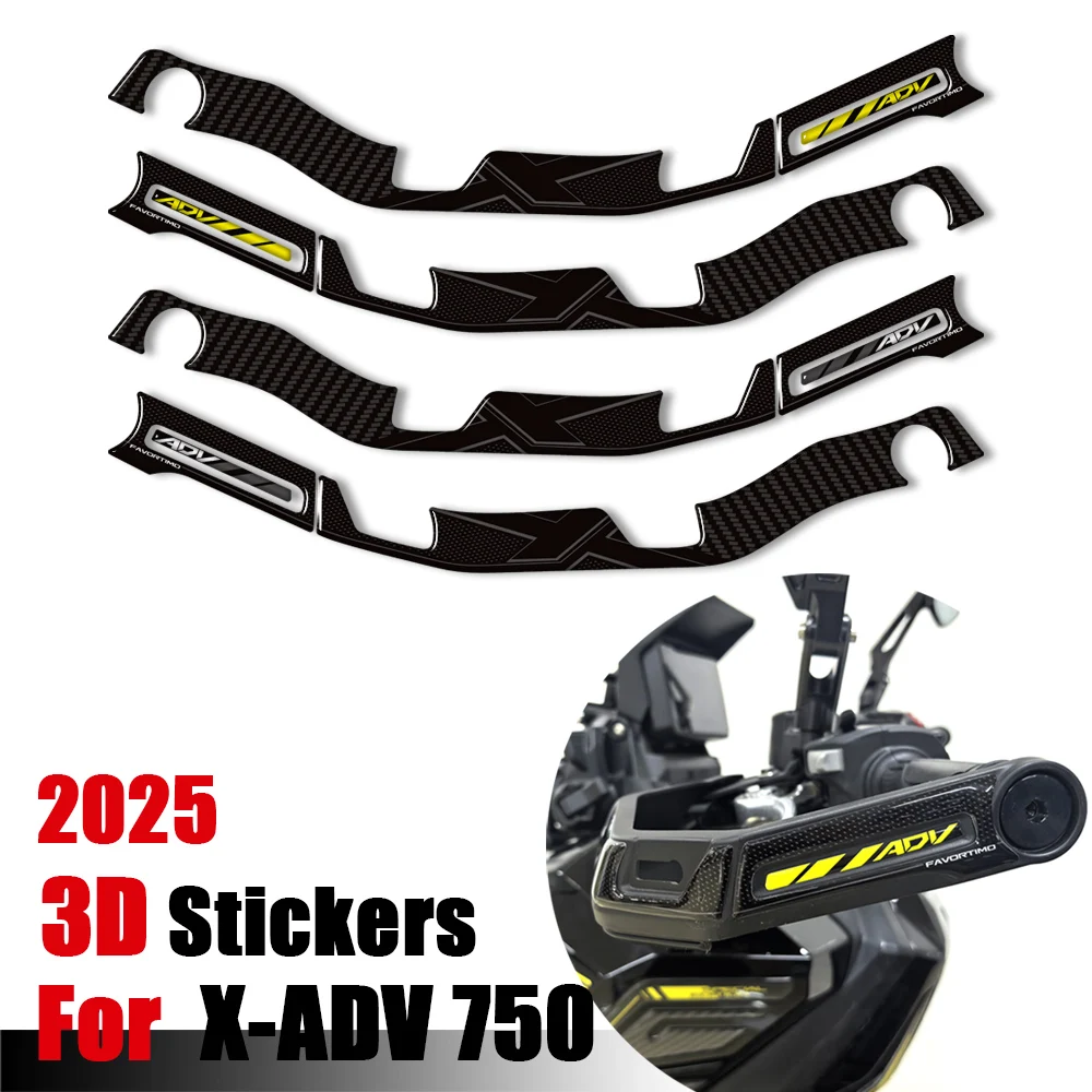 

X-ADV 750 Motorcycle accessories Body Shell Fairing Handguard Decals Protector Stickers For Honda XADV X ADV 750 Adventure 2025