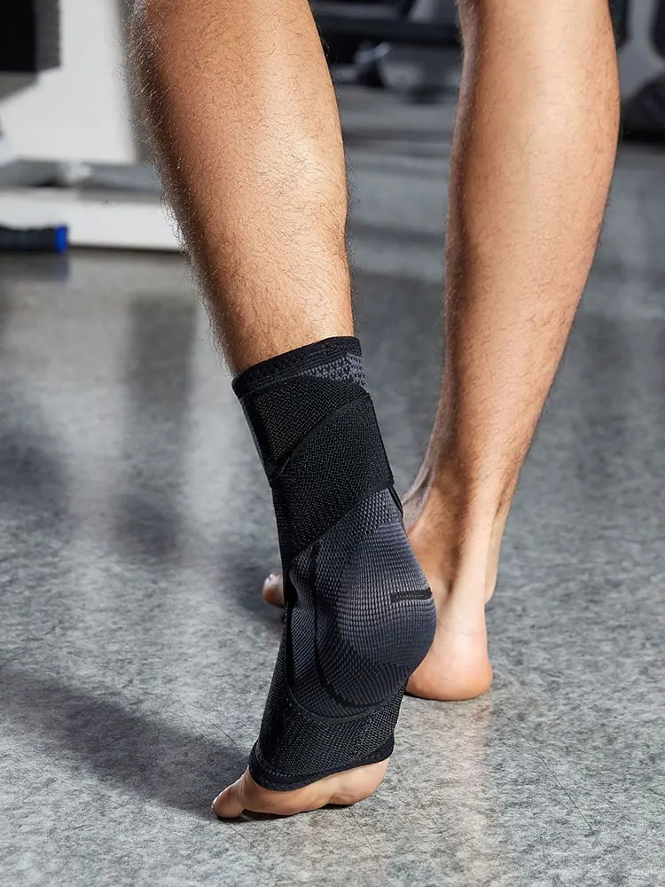 1PC Druck Verband Knöchel Schutz Sport Fußkettchen Unterstützung Fuß Strap Nylon Gestrickte Elastische Knöchel Brace Gym Basketball Laufen – Detail 1