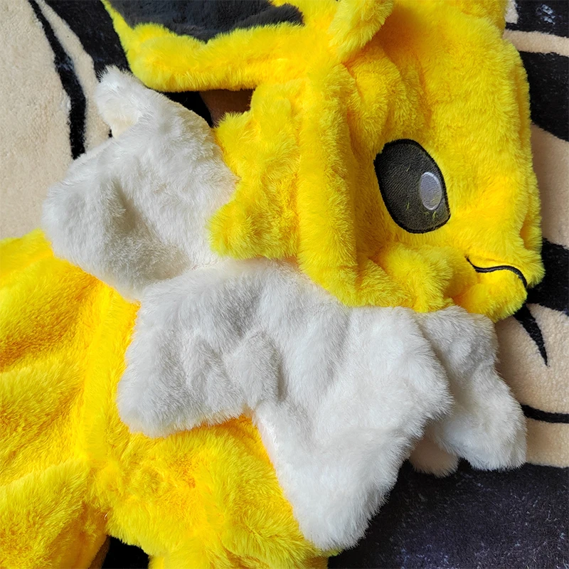 Huge Vaporeon Pokemon Jolteon Anime Plush Toys Big Pokémon Plushie Kawaii Semi-finished Leather Holster Pillow Gift for Children