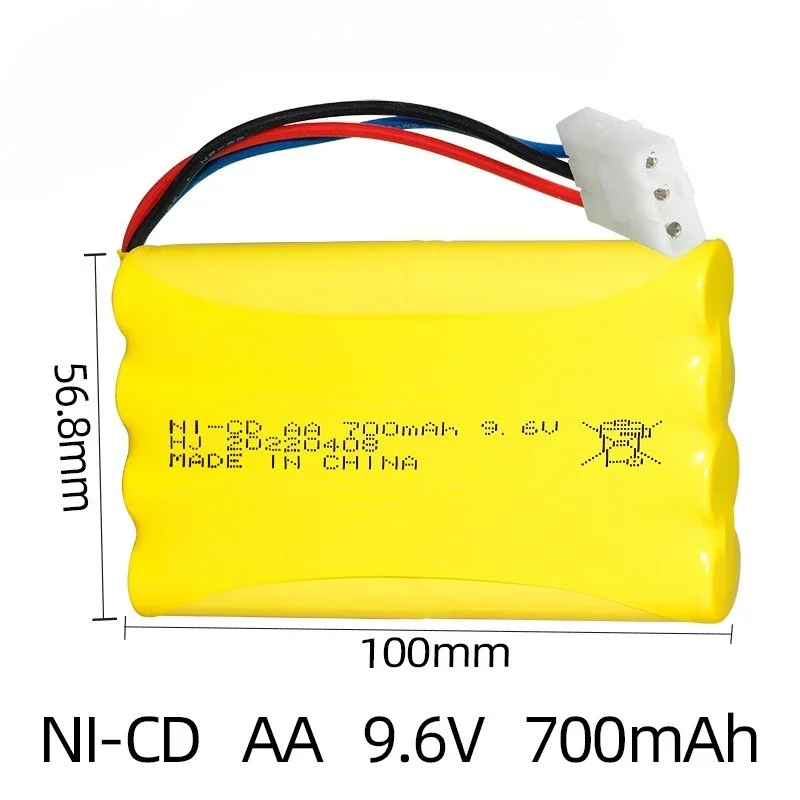 For Remote Control Rc Cars Tanks Robots Boat Ship Toys Guns AA 9.6 V Rechargeable Battery New 9.6v 700mAh NiCD Battery