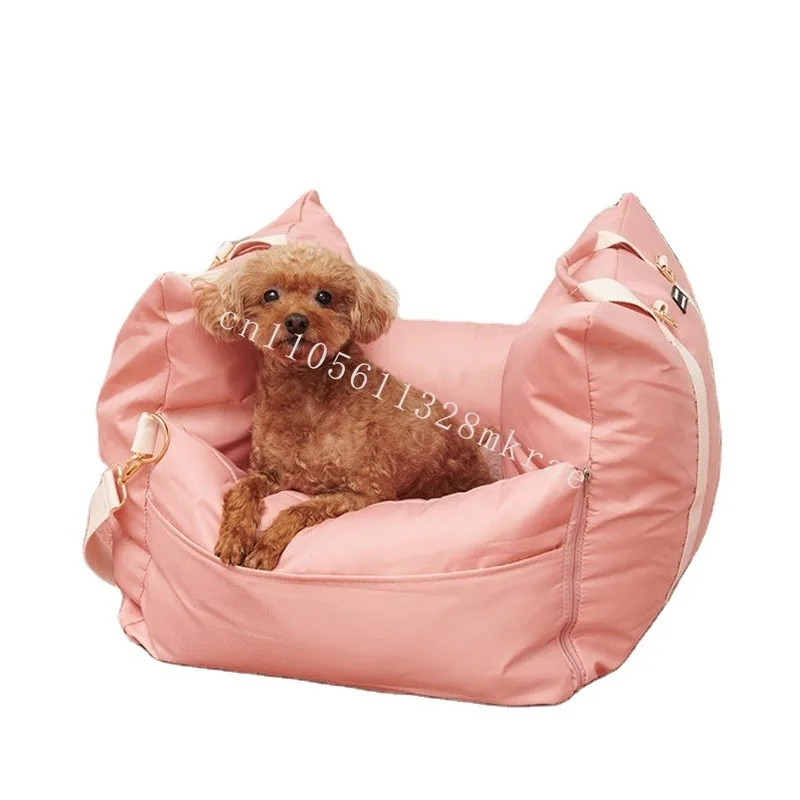 

New Pet Accessories Removable Car Pet Nest Waterproof Safety Car Seat Car Kennel