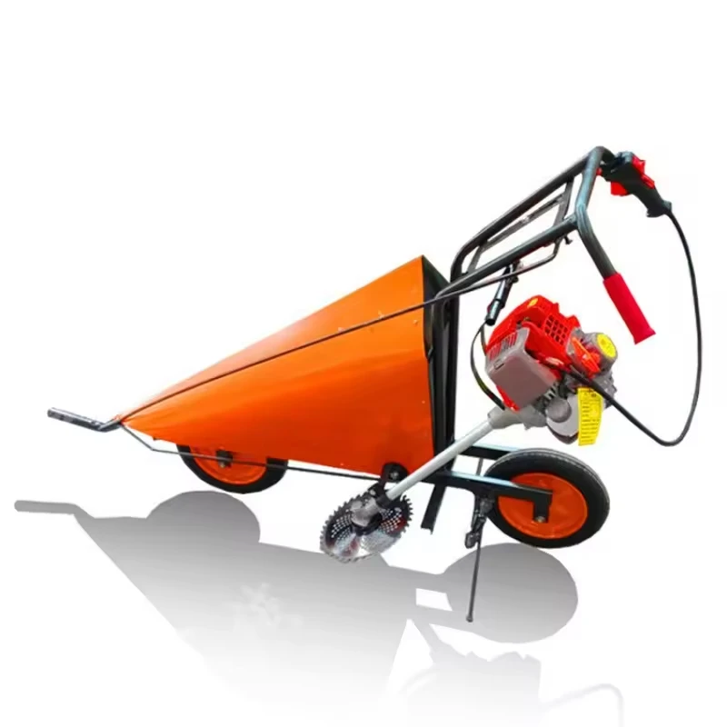 

2026 Green Bean Harvester Machine Straw Rice Sugarcane Sesame Harvesting Diesel-Powered Small Tractor-Mounted Harvesters