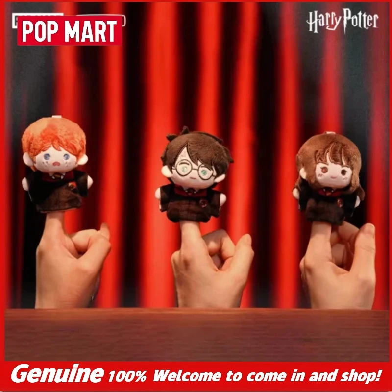 

Genuine Pop Mart Harry Potter Wizarding World Series Fingertip Plush Blind Box Harry Potter Plush Pendant Mystery Boxes Gift