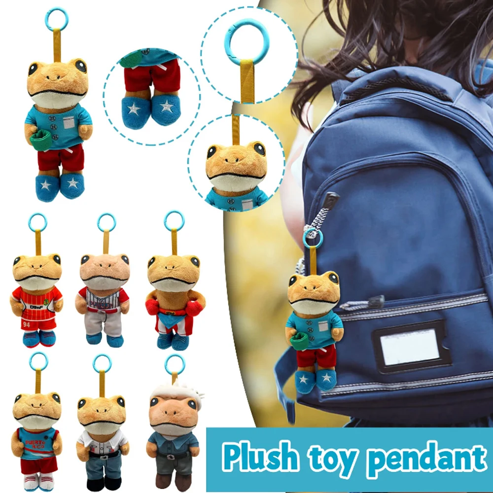 

НОВЫЙ Sapo Concho Bad Bunny, плюшевый милый кончо, лягушка, плюшевый брелок, мультяшный декор для сумки, мягкая кукла, кулон, игрушка, фанаты, Рождественский подарок