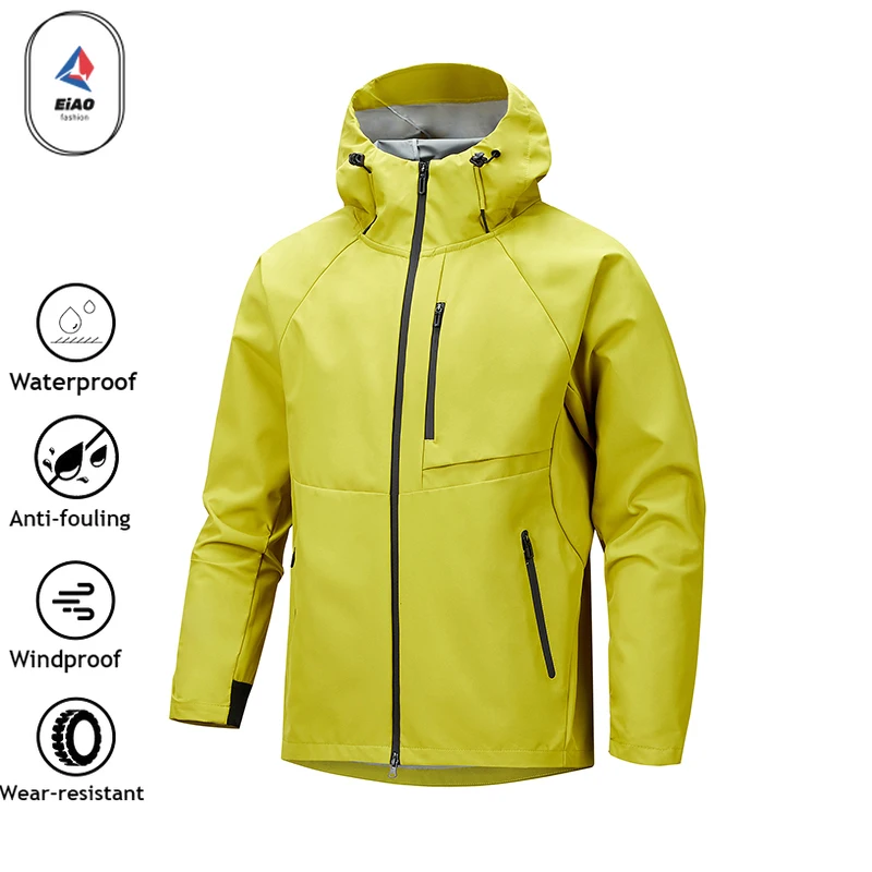 

Eiao Men Soft Shell Jacket Spring Autumn Outdoor Sports Mountaineering Tourism Trend Lightweight Windproof Casual Fashion​