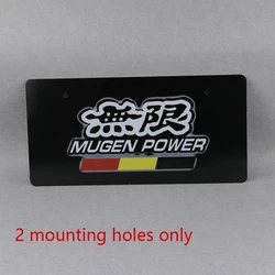 1pcs Mugen Power jdm Japanese Style License Plate for CRX, S2000, TYPE R, INTEGRA, CIVIC, EG6, EK9, DC2