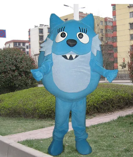 Nieuwe Volwassen Hot Sale Foam Schattige Grappige Blauwe Baby Fancy Cartoon Mascotte Kostuum Pluche Kerst Fancy Dress Halloween Mascotte Kostuum