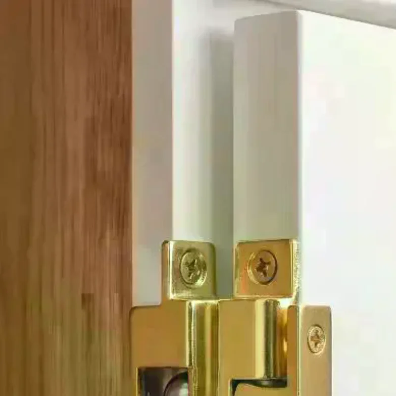 1PC Furniture Door Ball Latch Brass Double Roller Spring Ball Catch Latches Cabinet Closet Door Adjustable Tension Latch