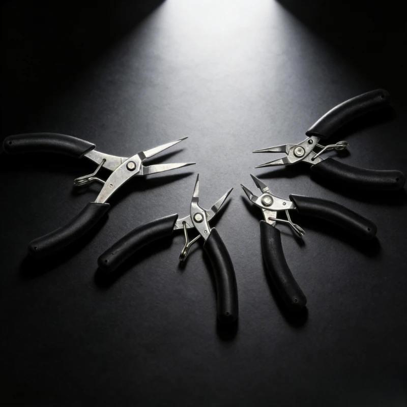 Multifunctional Stainless Steel Plier Set - Jewelry Repair Cutter Wire Wrapping Pliers For DIY Craft Portable Jewelry Making
