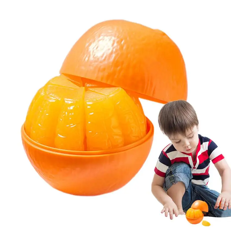 

Orange Shaped Puzzle Piece Orange Shape 3D Simulation Puzzle Educational Creative Stress Relief Toys Fruit Fidget Desktop