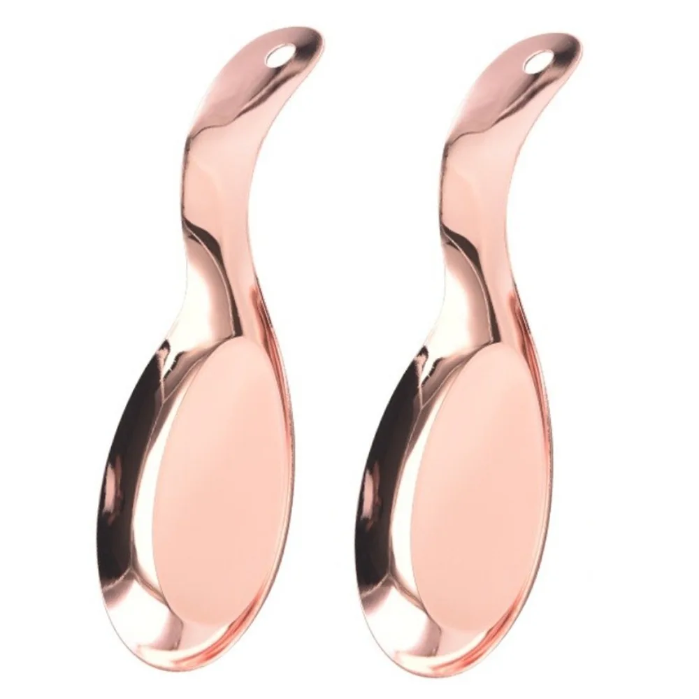 

2Pcs Stainless Steel Spoon Rest Stove Top Storage Heat Resistant Dinner Clip Tray Thickened Fish Shape Kitchen Utensil Holder