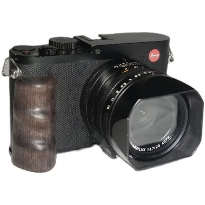 

L Type wood Bracket Tripod Quick Release Plate Base Grip Handle For leica Q Q1 Q2 typ116 Digital Camera Arca-Swiss RSS