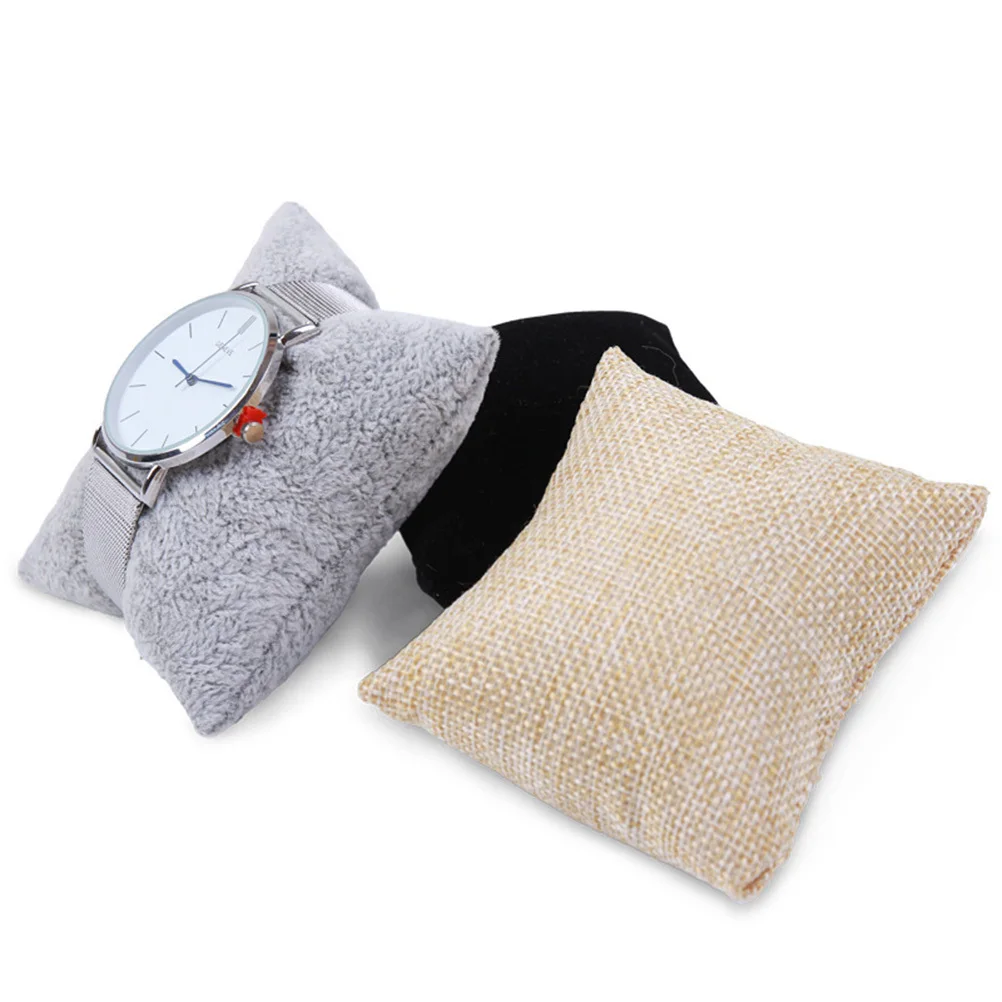 

10pcs Jewelry Display Pillow 7X8Cm Soft Stand For Bracelet Bangle Watch Organizer Chain Accessory Display Stable Simple Design