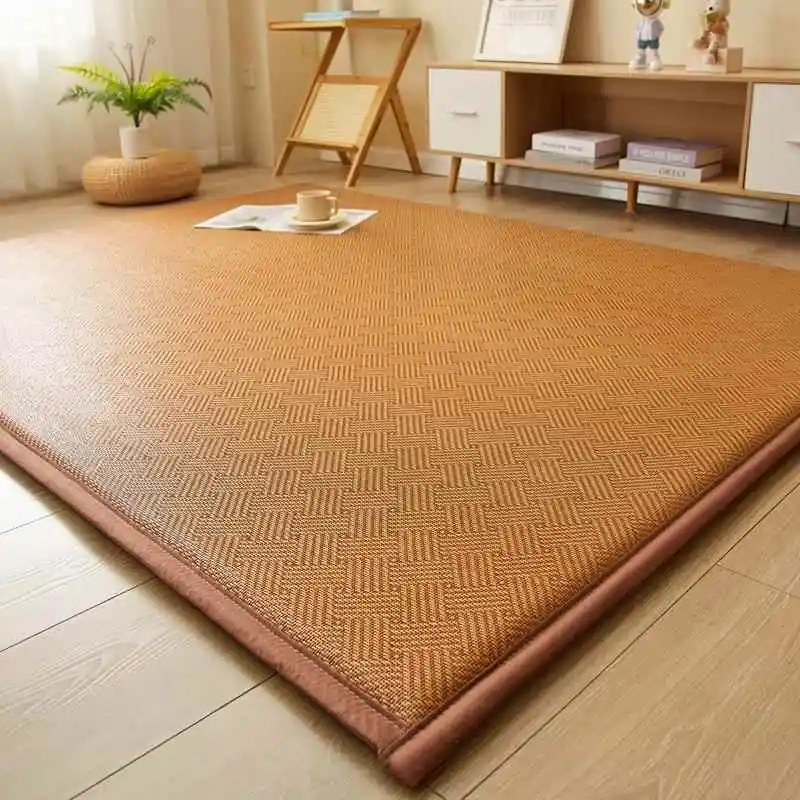 Thickened Wicker Mat Summer Floor Carpet Tatami Mattress Home Use Rug Dormitory Special Pad 2026 New Model Handmade+Machine W...