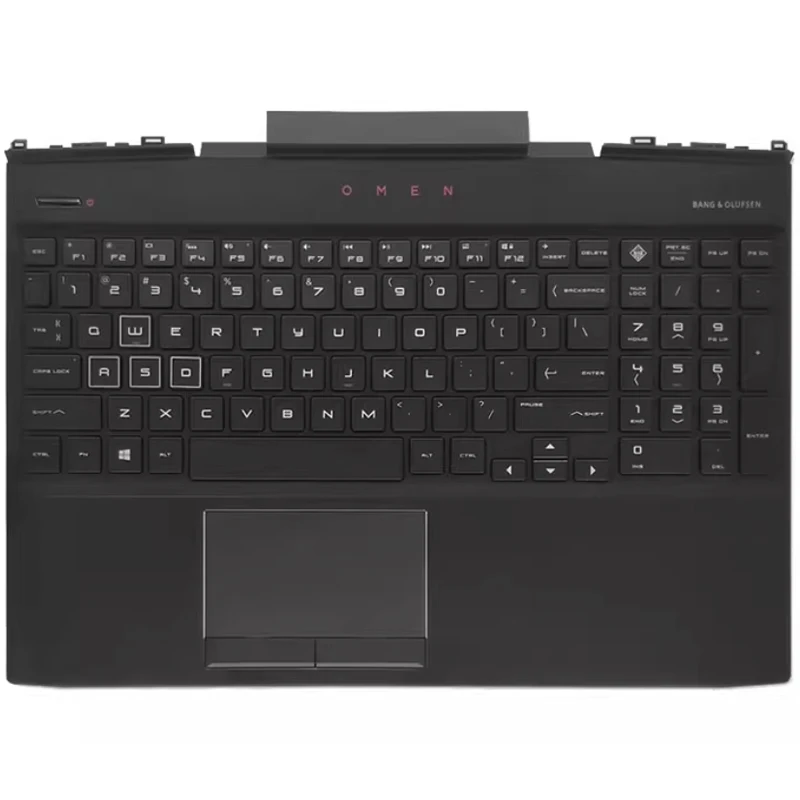 Original neue laptop fall für omen 15-dc 15-dc0005tx TPN-Q211 palmrest oberer fall c abdeckung shell mit uns hintergrund beleuchtete tastatur