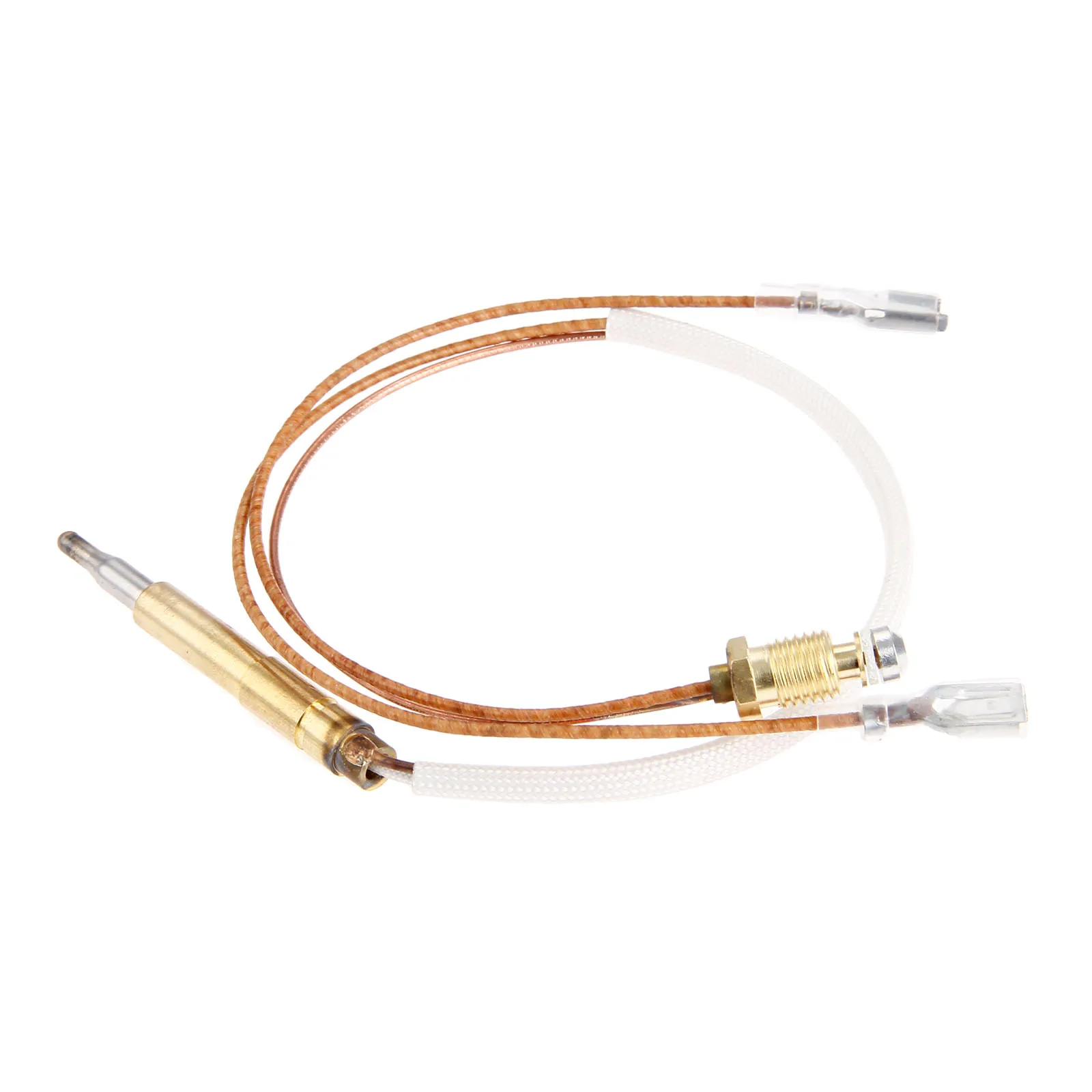 1PC 350mm White Universal Groove Type Thermocouple 4.8mm Terminal For Gas Burner Gas Patio Heater With Anti-Down Switch
