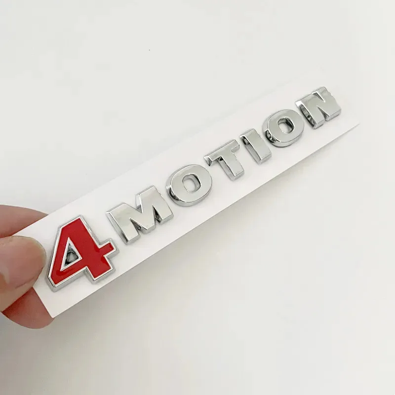 3D ABS Letters For Car  Passat B6 Polo Tiguan Touareg Golf MK4  4 MOTION Sticker 4MOTION Emblem Badge Accessories