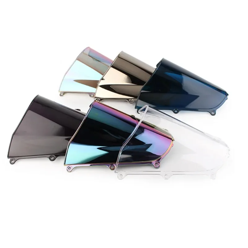 Motorcycle Front Windshield Windscreen Double Bubble fairing For Honda CBR 600 RR CBR 600RR CBR600RR F5 2005 2006
