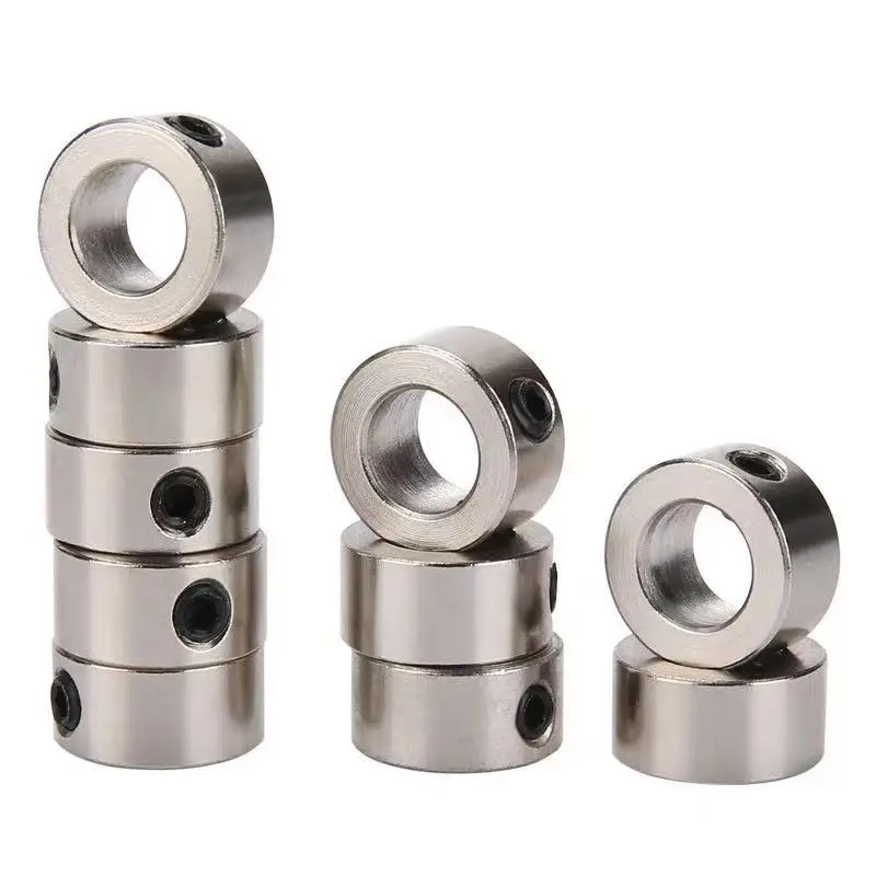5-50Pcs Metal Shaft Sleeve Thrust Ring 2/3/4/5/6/7/8/10/12mm Metal Wheel Lock Collar Shaft Axle Bushing Landing Gear Stopper