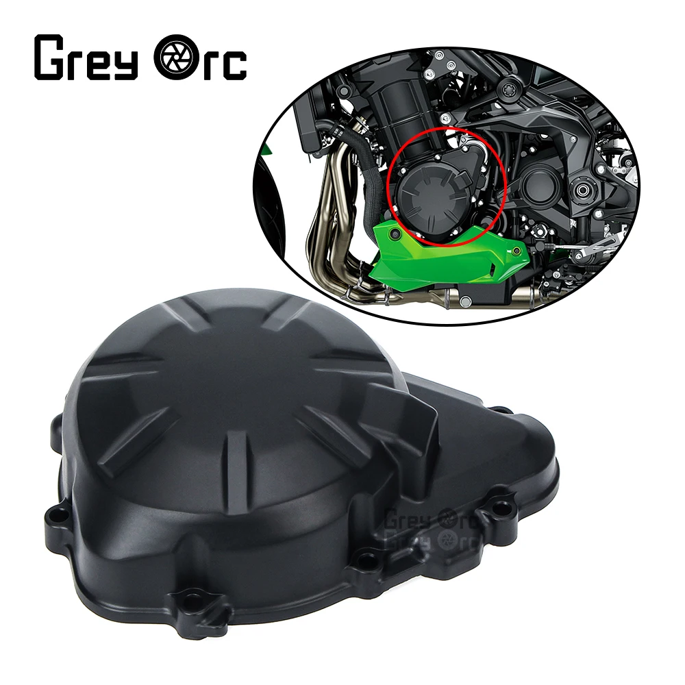 

Motorcycle Left Crankcase Stator Engine Cover For Kawasaki Z 900 Z900 ABS 2017 2018 2019 2020 2021 2022 2023 2024 Crankcase Lid