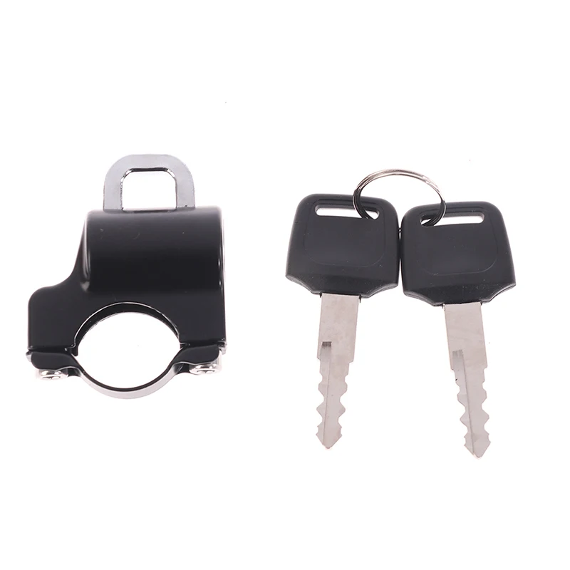 Anti-Theft Motorcycle Handlebar Lock, capacete universal, segurança para moto, 22-26mm