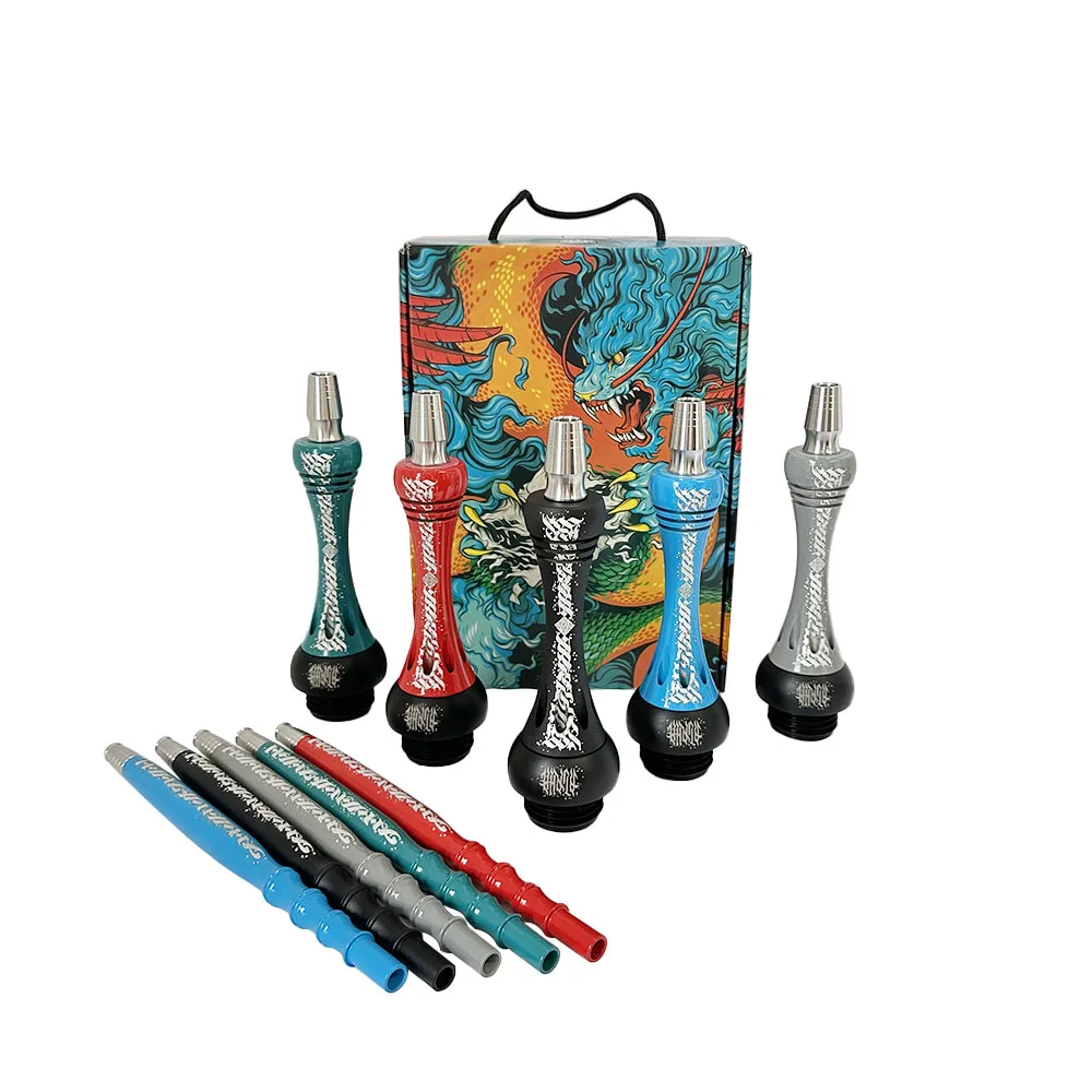 

Multi Color Alpha Hookah Model X Artist Collection Russian Hookah Without Bottle