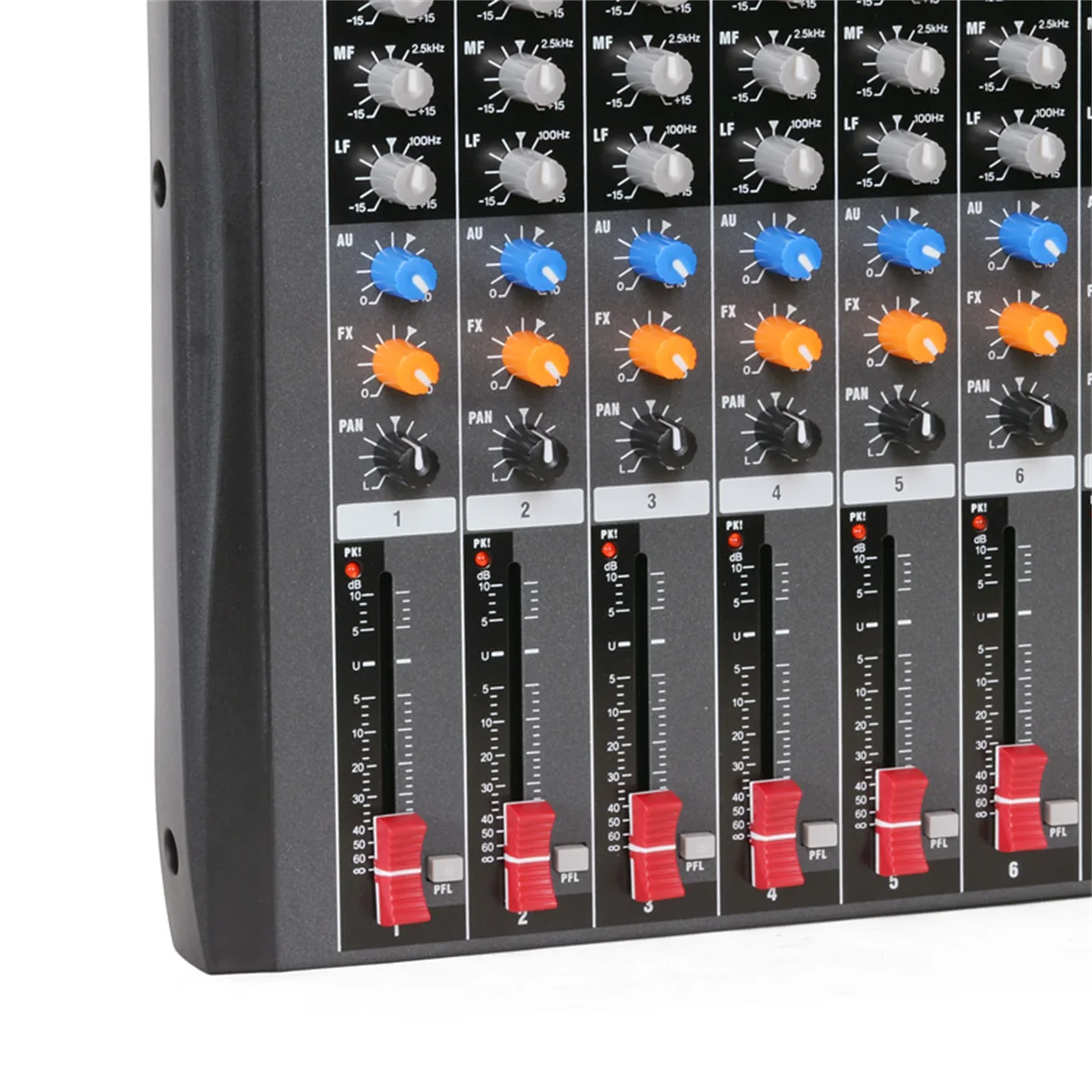 BOMGE 12 Channel Audio Mixer Sound Mixing Console with Bluetooth USB PC Recording Input XLR Microphone Jack 48V Power RCA Input