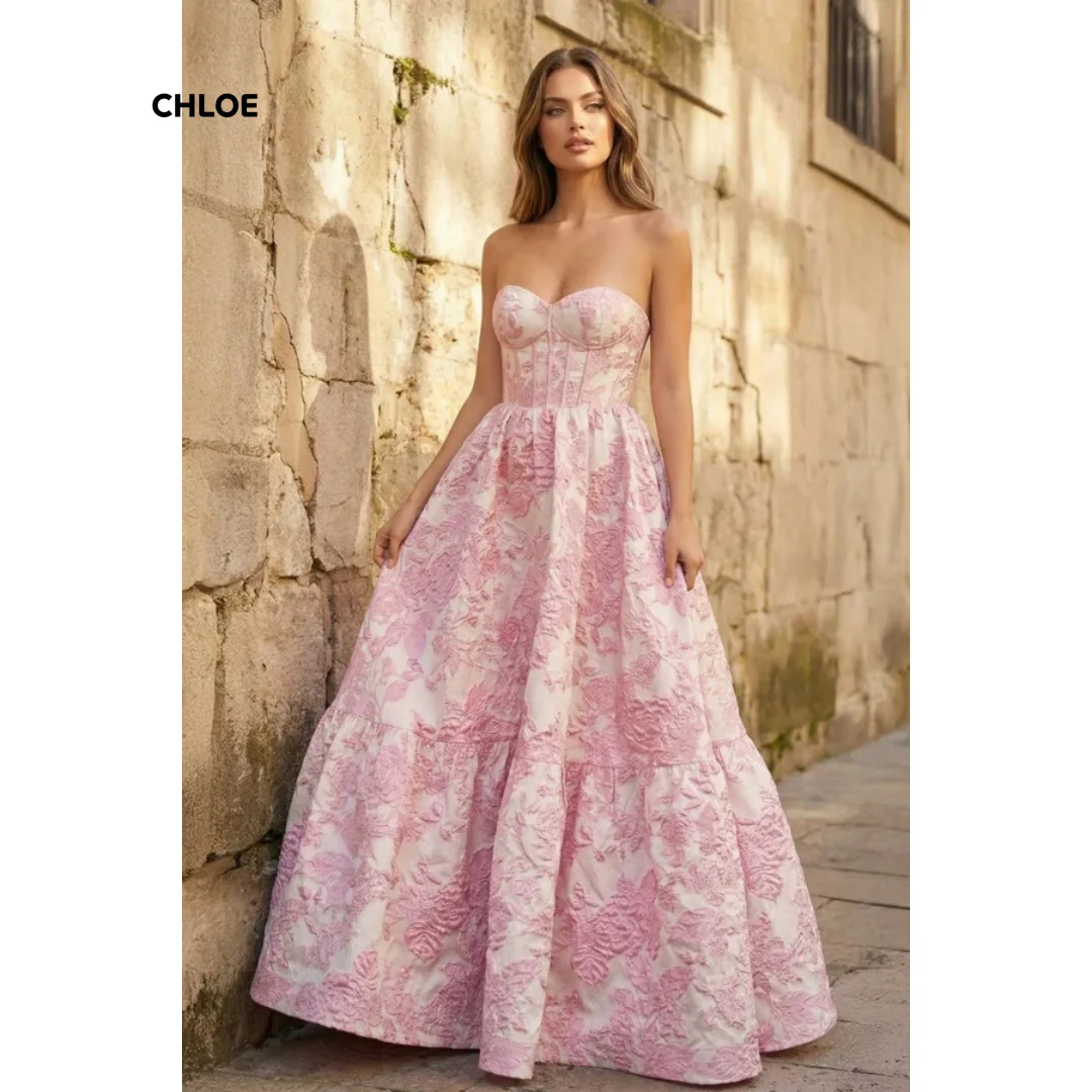 

Line A Elegant Evening Party Dresses for Special Occasions Customized Pink Elegant Chic Woman Evening Dress Sleeveless Women's