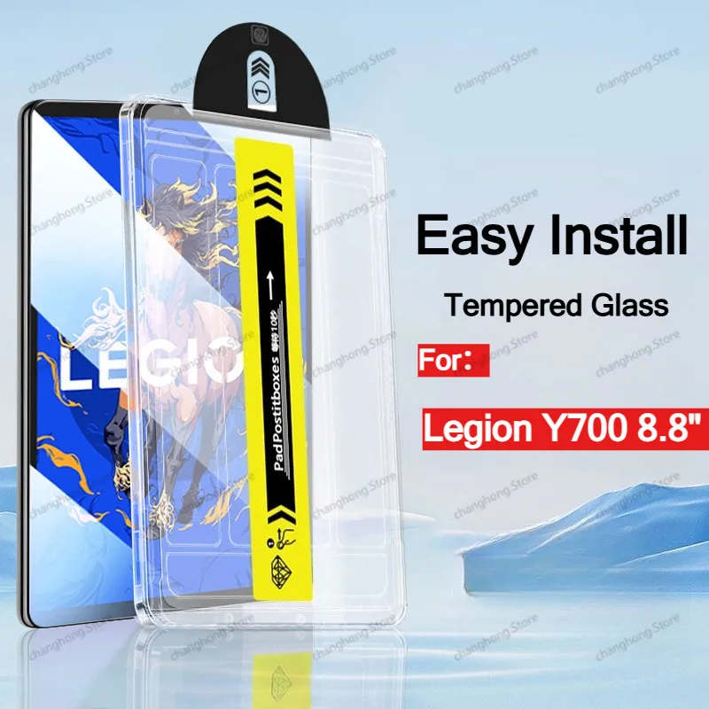 

For Lenovo LEGION Y700 2026 Gen5 8.8"TB323FU Easy Install Screen Protector Tempered Glass for Y700 Gen4 3 2 TB322FC TB322FU