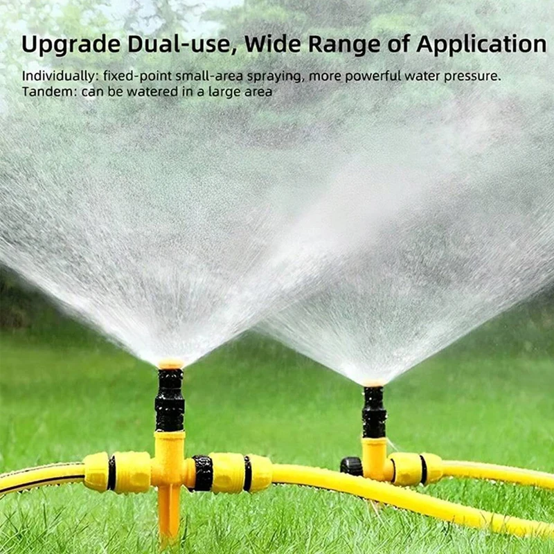 Automatic Rotating Garden Irrigation Nozzle, 360 ° Rotating Sprinkler Head, Used For Evenly Irrigating Lawns, Gardens, And Farms
