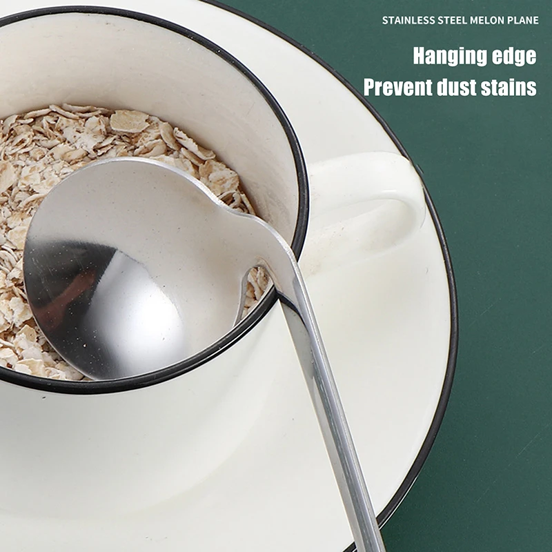 1Pc Stainless Steel Angled Offset Spoon Left/Right Hand Curved Feeding Spoon For Children Elderly Patients Adaptive Utensils