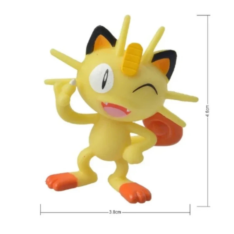 TOMY WCT Super Niedliche Pokemon-Figuren Kawaii Pikachu Piplup Vulpix Meowth Cubone Marshadow Axew Keldeo Mini 4cm Spielzeuge – Detail 2
