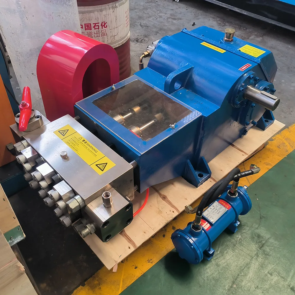 Ultra High Pressure 1000bar 30-100LPM Reliable Heavy Duty Triplex Electric Cleaning Water Jet Pump