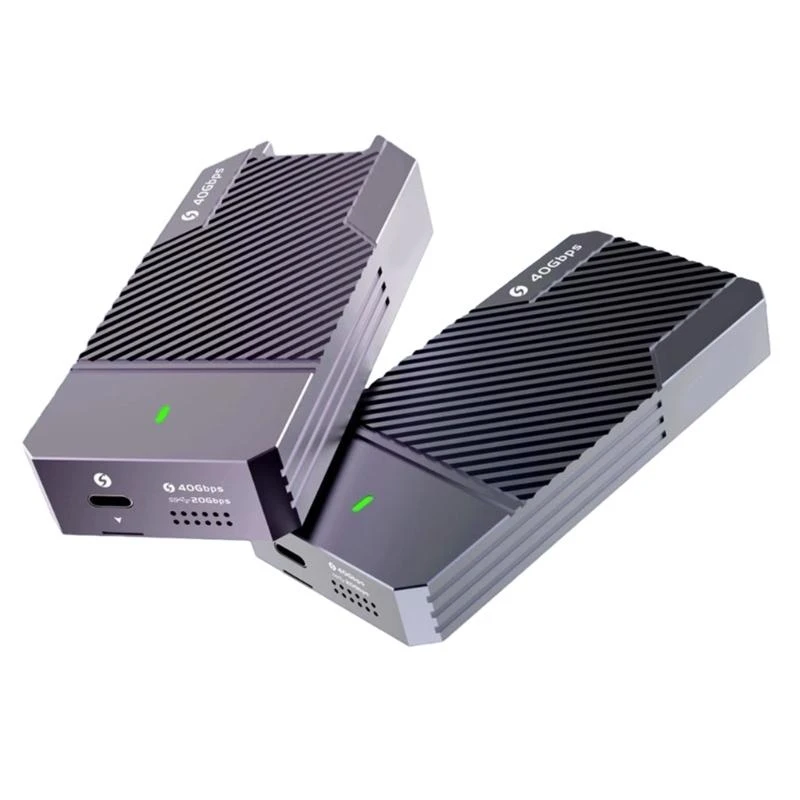 587B 40Gbps External Hard Driver M.2 NVMe PCIe SSD Case Enclosure for Thunderbolt 3/4
