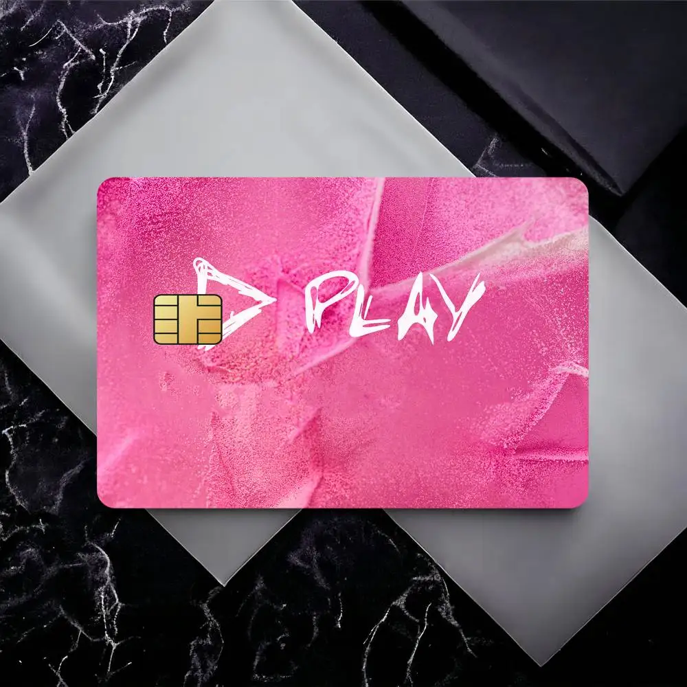 Singer P-play Ed s-sheerans película decorativa impermeable cubierta de piel pegatinas de tarjetas de crédito débito frontal banco autobús paso