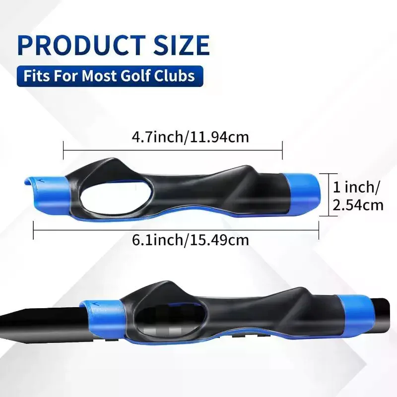 Golf Swing Training Grip Training Aid Gesture Swing Beginner Golf Club Handle Posture Correction Non Slip Golf Grip Corrector