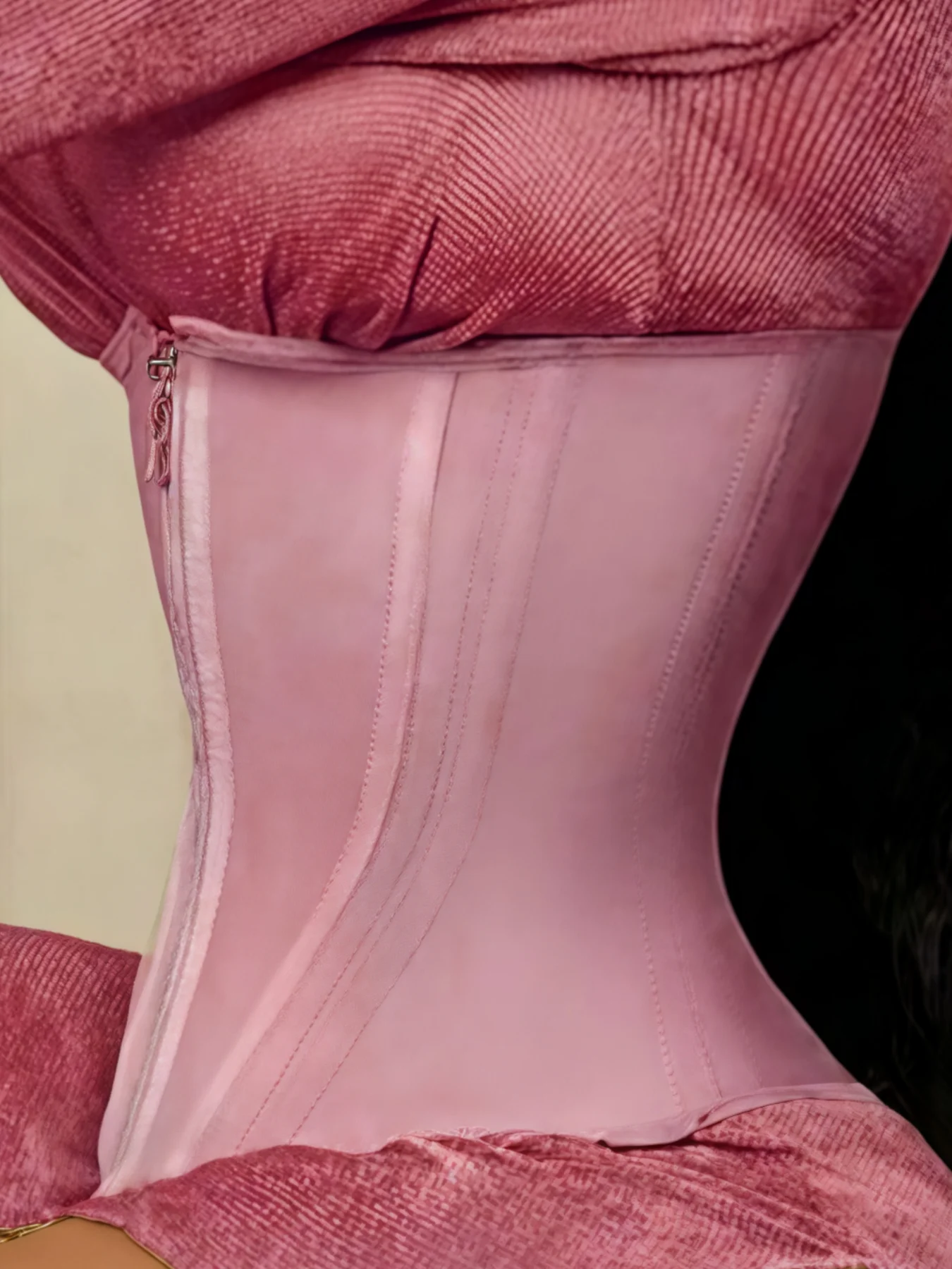 Firm control shapewear corset for smoothing the waist under outfits